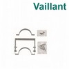 VAILLANT MUURBEUGEL RVS 80/125 - 50 TOT 90MM