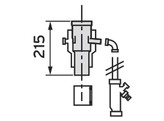 VAILLANT ADAPTER 60/100 - 80/125 MET SIFON ALU