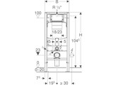 GEBERIT INBOUWMECHANISME SYSTEMFIX WC 111.305.00.5