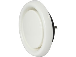 VENTILINE AFVOERVENTIEL ROND 160MM WIT