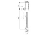 SCHELL TRONIC INFRA-ROOD URINOIRSTURING 6V OPBOUW CHROOM