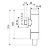 SCHELL FLUSH VALVE BASIC VR WC 3/4  DN20 CHROOM