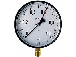 EURO-INDEX MANOMETER RF100 R1/2 RAD 0 1