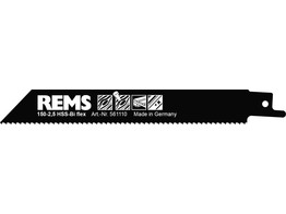 REMS ZAAGBLADEN 150 - 2.5  PER 5   - ZWART