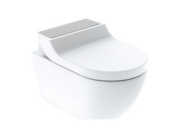 GEBERIT AQUACLEAN TUMA COMFORT WC-ZITTING  ZWART / GLAS