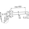 HANSA VORSTVRIJE BUITENMUURKRAAN CHROOM  ORAS 431716 