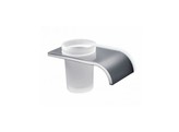 INDA CASTA 5200 BEKERHOUDER SATIN GLAS - CHR