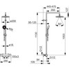 HANSA MICRA SHOWERPIPE DIAM 200MM INCL HANDDOUCHE CHROOM