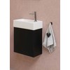 BANYO FONTEINONDERKAST 40X23 P2O 1 DEUR GLANS WIT