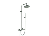 CRISTINA TRICOLORE VERDE SHOWERPIPE THERM. MAT ZWART