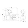 GRUNDFOS JP 4-54  MET PRESSCONTROL PM1- -KABEL 1.5 M