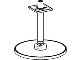 HANSA RAIN HOOFDDOUCHE 22 DIAM. PLAFONDMODEL CHROOM