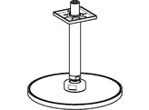 HANSA RAIN HOOFDDOUCHE 22 DIAM. PLAFONDMODEL CHROOM