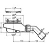 VIEGA DOUCHESIFON 90 TEMPOPLEX VLAK MODEL H6CM CHROOM