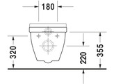 DURAVIT STARCK 3 WANDWC COMPACT 36X48.5 WIT