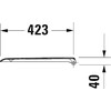 DURAVIT D-CODE CLOSETZITTING SOFTCLOSE WIT-INOX