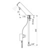 DELABIE TEMPOMATIC 4 WASTAFELKRAAN 230/12V AANSL.STOPCONTACT