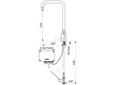 DELABIE TEMPOMATIC MIX PRO ELEK.MENGKR. NETSPANNING CHROOM