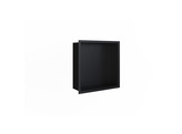 LOOOX BOX INBOUWNIS MET FLENS ZWART 30X30CM