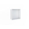 LOOOX BOX INBOUWNIS MET FLENS WIT 30X30CM