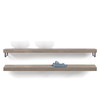 LOOOX WOODEN BASE SHELF DUO 200CM OLD GREY - RVS