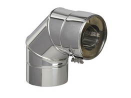 INOX BOCHT DUBBELWANDIG 90  150-200