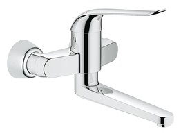 GROHE EUROECO 1-GREEPS MUURMENGKRAAN HENDEL 170 CHROOM