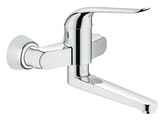 GROHE EUROECO 1-GREEPS MUURMENGKRAAN HENDEL 170 CHROOM