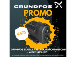 GRUNDFOS SCALA 2 3-45 DRUKVERHOGINGSPOMP-FREQUENTIEGESTUURD