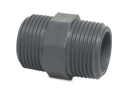 BOSTA DUBBELE NIPPEL 1/2 PVC