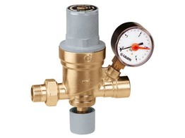 CALEFFI VULCOMBINATIE 1/2 MET MANOMETER