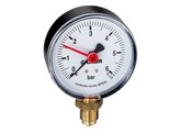 CALEFFI MANOMETER 1/4 0-4 BAR ACHTERAANSL.